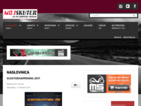 Frontpage screenshot for site: Portal za ljubitelje skutera. (http://www.mojskuter.com)