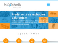 Frontpage screenshot for site: Birotehnik (http://birotehnik.hr/)