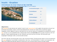 Frontpage screenshot for site: Rab (http://www.kroatien-adrialin.de/ortsinfos/insel-rab/)