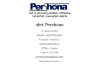 Frontpage screenshot for site: Pershona (http://www.pershona.com/)