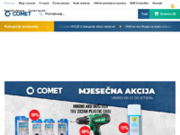 Frontpage screenshot for site: (http://www.comet.hr/)