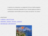 Frontpage screenshot for site: Apartmani Carević (http://free-st.htnet.hr/smjestaj/)