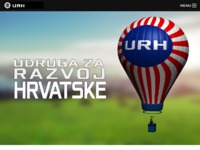 Frontpage screenshot for site: Udruga za razvoj Hrvatske (http://www.urh.hr/)