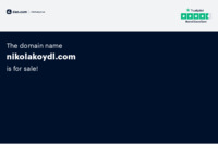 Frontpage screenshot for site: (http://www.nikolakoydl.com)