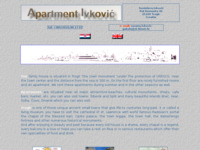 Frontpage screenshot for site: Apartmani Ivković - Trogir (http://free-st.htnet.hr/suzana/index.html)