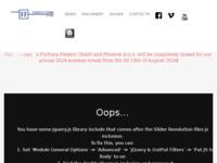 Frontpage screenshot for site: Phoenix d.o.o. Hrvatska - Fortuna Federn Austrija (http://www.fortunafedern.com/)