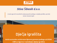Frontpage screenshot for site: Proizvodnja, izgradnja i postavljanje. (http://www.stinasibenik.hr)