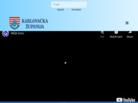 Frontpage screenshot for site: Karlovačka županija (http://www.kazup.hr/)
