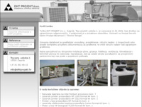 Frontpage screenshot for site: DHT projekt d.o.o. (http://www.dhtprojekt.hr/)