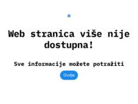 Frontpage screenshot for site: (http://www.mladost-sport.hr/)