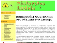 Frontpage screenshot for site: Pčelarstvo Lasinja (http://www.pcelarstvolasinja-kovsca.hr)