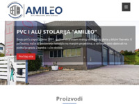 Frontpage screenshot for site: Amileo -  PVC stolarija (http://www.amileo.hr/)