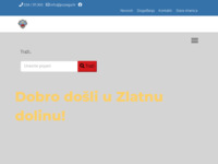 Frontpage screenshot for site: Požega službene stranice (http://www.pozega.hr)