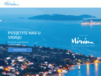 Frontpage screenshot for site: Pansion Mirina - Viganj (http://www.mirina-viganj.com)