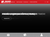 Frontpage screenshot for site: M SAN Grupa (http://www.msan.hr)