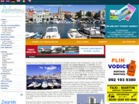 Frontpage screenshot for site: (http://www.vodice.net/)