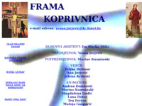 Frontpage screenshot for site: Frama Koprivnica (http://free-zg.htnet.hr/frama-kc/)