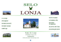 Frontpage screenshot for site: Selo Lonja, Lonjsko Polje (http://www.selo-lonja.com/)
