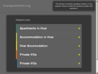 Frontpage screenshot for site: (http://www.hvarapartments.org)