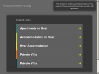 Frontpage screenshot for site: Apartmani Hvar (http://www.hvarapartments.org)