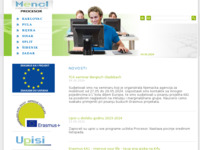 Frontpage screenshot for site: Pučko otvoreno učilište - Mencl (http://www.mencl.hr/)