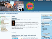 Frontpage screenshot for site: (http://www.ss-vgortan-buje.skole.hr/)