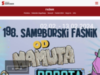 Frontpage screenshot for site: Službene stranice Samoborskog fašnika (http://www.fasnik.com)