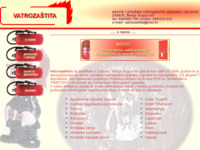 Frontpage screenshot for site: Vatrozaštita - servis i prodaja vatrogasnih aparata i opreme (http://www.vatrozastita.hr/)