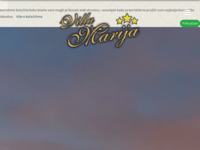 Frontpage screenshot for site: Apartmani Villa Marija (http://www.sanko-novalja.com)