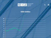 Frontpage screenshot for site: Ekonomski institut Zagreb (http://www.eizg.hr/)
