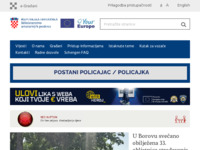 Slika naslovnice sjedišta: Ministarstvo unutarnjih poslova (http://www.mup.hr/)