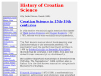 Frontpage screenshot for site: Povijest hrvatske znanosti (http://www.croatianhistory.net/etf/et22.html)