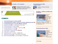 Frontpage screenshot for site: 95 privatnih smjestaja u Dubrovniku (http://www.kroatien-links.de/privat-dubrovnik.htm)
