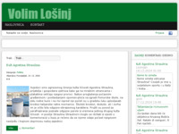 Frontpage screenshot for site: Volim Lošinj (http://www.volim-losinj.org)