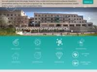 Frontpage screenshot for site: Prirodoslovno-matematički fakultet (http://www.pmf.hr/)