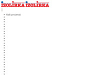 Frontpage screenshot for site: (http://www.izolirka.hr/)