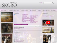 Frontpage screenshot for site: Miroslav Škoro (http://www.skoro.hr/)