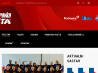 Slika naslovnice sjedišta: Rukometni klub Podravka (http://www.rk-podravka.hr/)