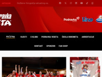 Frontpage screenshot for site: Rukometni klub Podravka (http://www.rk-podravka.hr/)