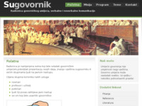 Frontpage screenshot for site: (http://www.sugovornik.com/)