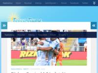 Frontpage screenshot for site: (http://www.forza-fiume.com/)