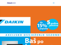 Frontpage screenshot for site: (http://www.tkalec-ing.hr)